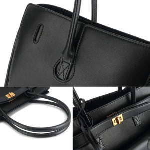 Structured Tote Spacious Vegan Leather – Octavia - Bellux