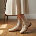 T-Bar Mary Jane Flats Cushioned Insole – Marjorie - Bellux