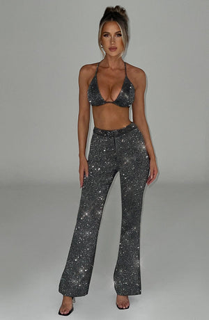 Tailored 3-Piece Co-Ord Occasion-Ready – Ainsley - Dark gray - Bellux