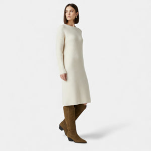 Thigh-High Comfort Cow Suede Boots – Fiona - Bellux