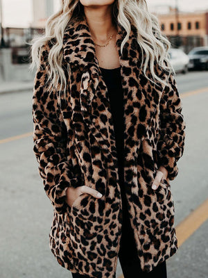 Voluminous Plush Faux-Fur Coat – Relaxed Fit – Marina - Bellux