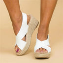 Wedge Espadrilles Orthopaedic Support – Maeve - White - Bellux
