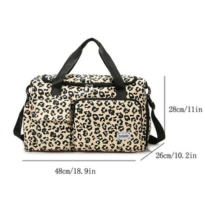 Weekender Bag Spacious Organised Water-Resistant Oxford – Nell - Bellux