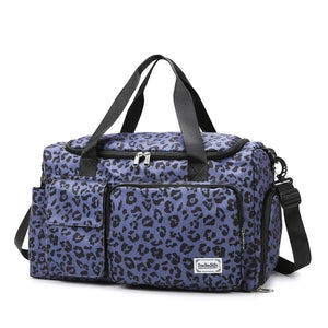 Weekender Bag Spacious Organised Water-Resistant Oxford – Nell - Blue - Bellux