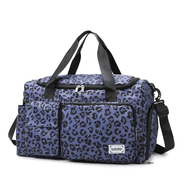 Weekender Bag Spacious Organised Water-Resistant Oxford – Nell - Blue - Bellux