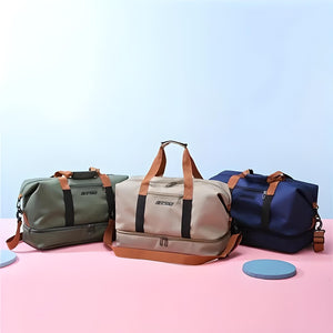 Weekender Duffle With Shoe & Laundry Compartment - Hartley - Bellux