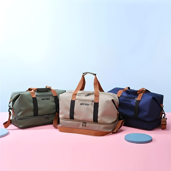 Weekender Duffle With Shoe & Laundry Compartment - Hartley - Bellux