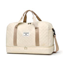 Weekender Holdall Shoe Pocket Water-Resistant – Meredith - Beige - Bellux