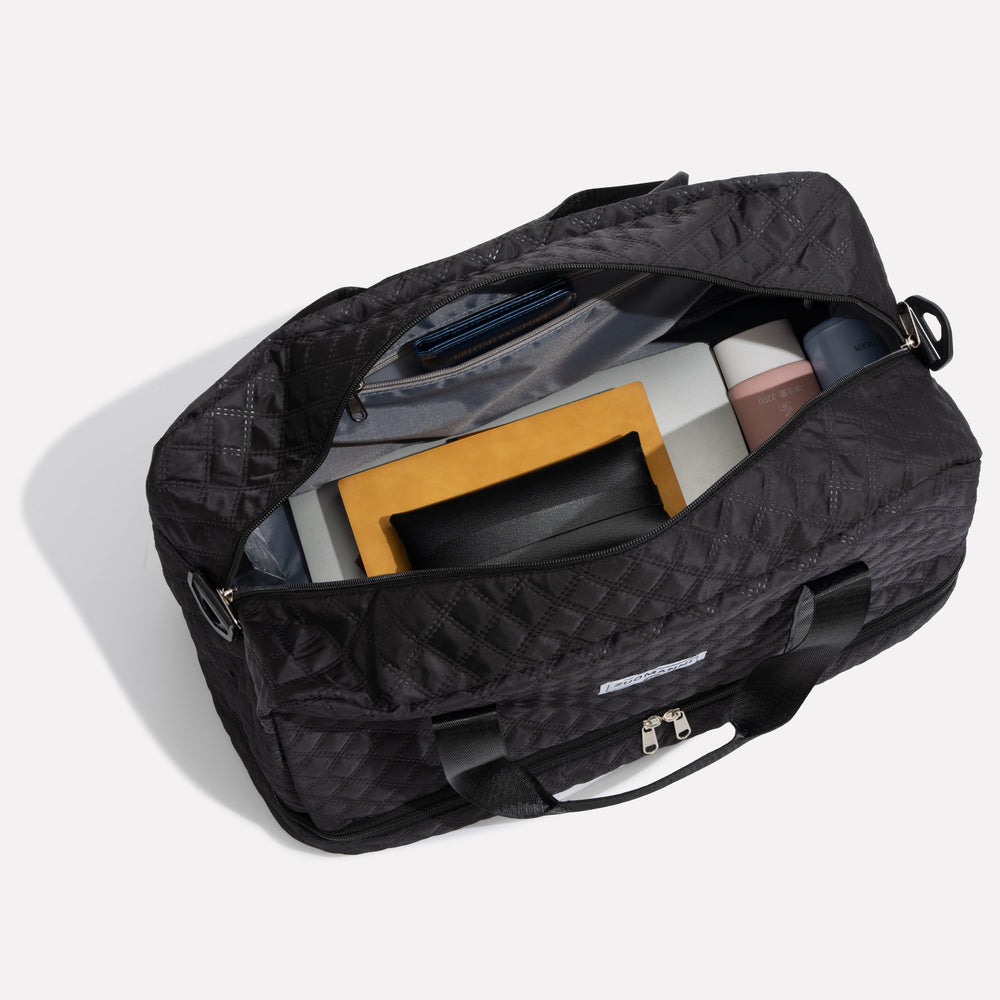 Weekender Holdall Shoe Pocket Water-Resistant – Meredith - Black - Bellux