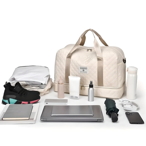 Weekender Holdall Shoe Pocket Water-Resistant – Meredith - Bellux