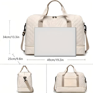 Weekender Holdall Shoe Pocket Water-Resistant – Meredith - Bellux