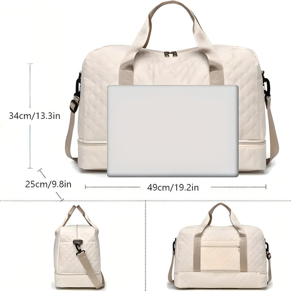 Weekender Holdall Shoe Pocket Water-Resistant – Meredith - Bellux