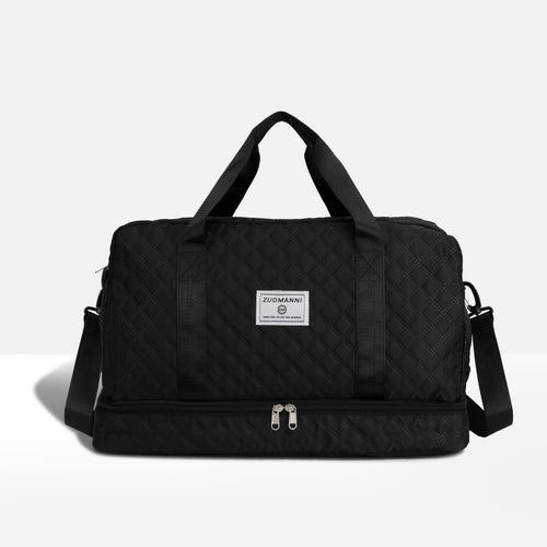 Weekender Holdall Shoe Pocket Water-Resistant – Meredith - Black - Bellux