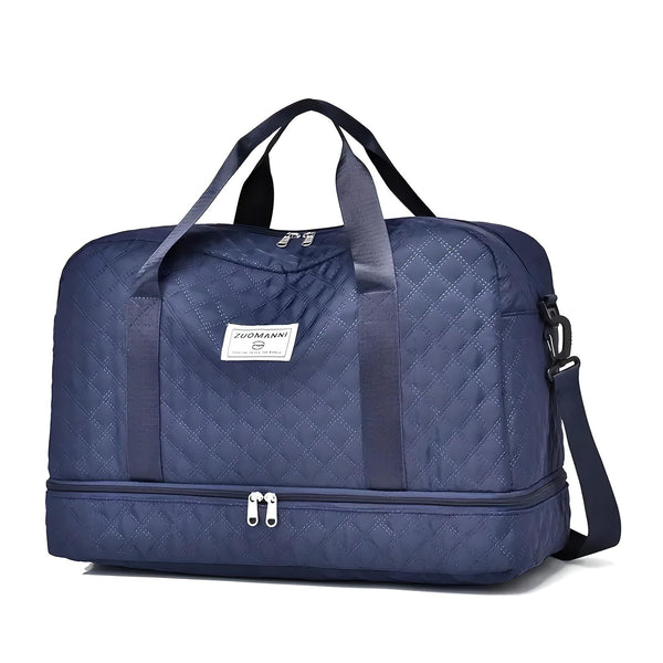 Weekender Holdall Shoe Pocket Water-Resistant – Meredith - Blue - Bellux