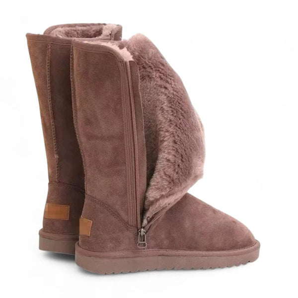 Winter Boots Waterproof Non-Slip Sheepskin-Lined – Astrid