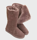 Winter Boots Waterproof Non-Slip Sheepskin-Lined – Astrid - Brown - Bellux